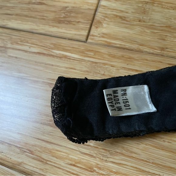 Black with brown accents shimmery belly dance costume. - Picture 5 of 15